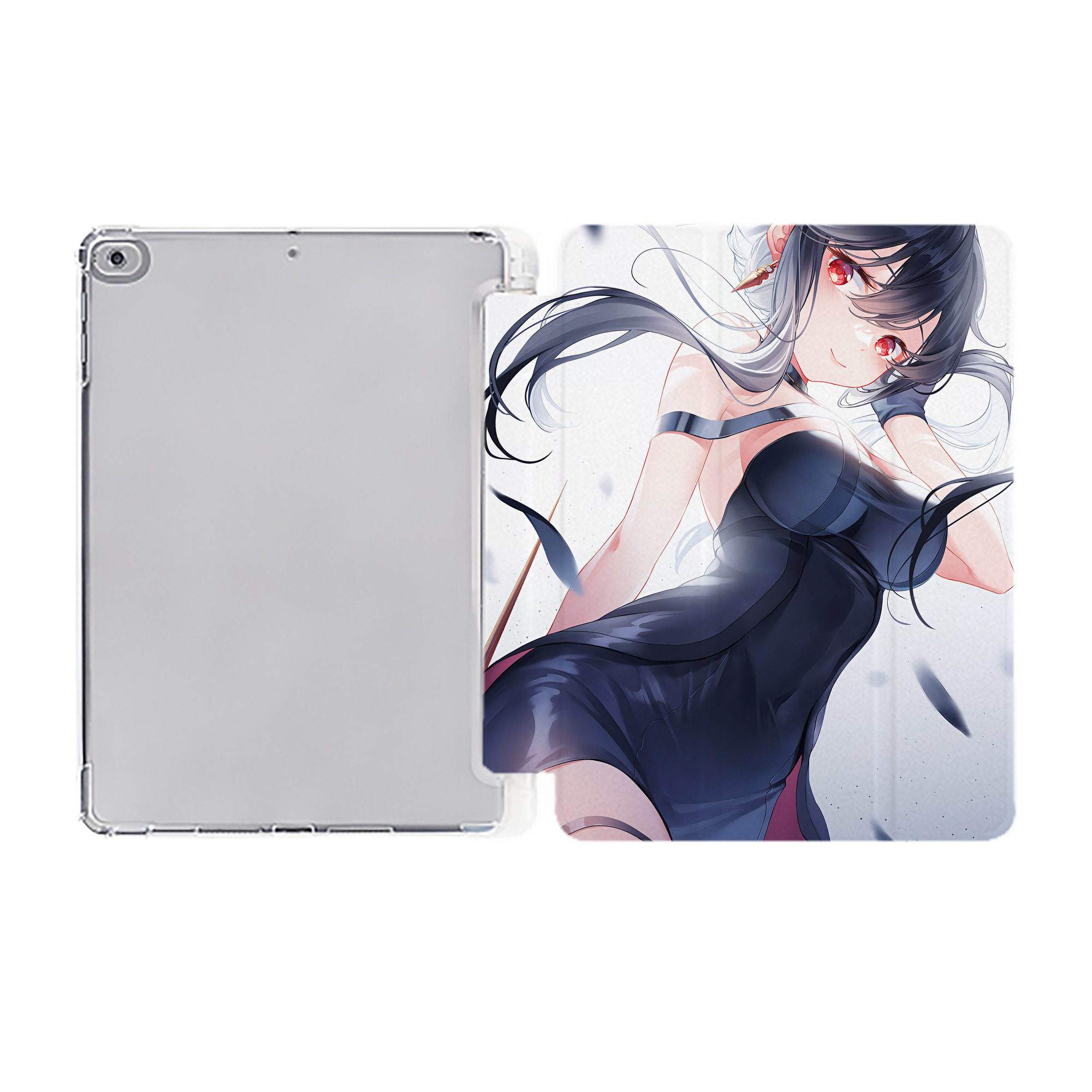 （画像用） SPY×FAMILY间谍家家酒 IPad ケース ペン収納付き 三つ折りスタンド PUレザー×シリコン 対応機種9.5/10.5/10.9インチ